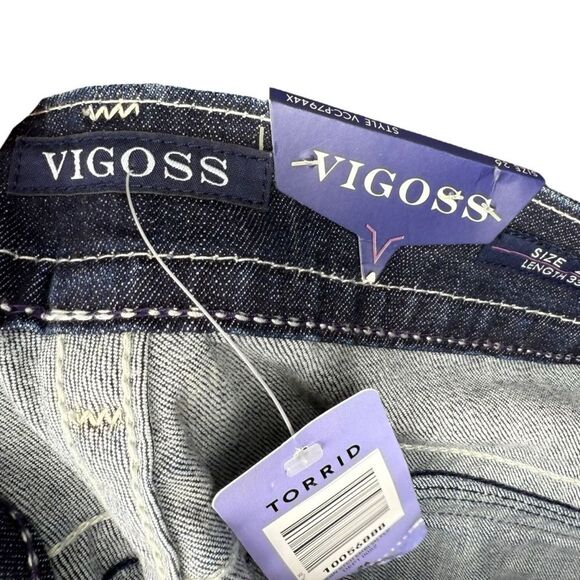 |NWT| VIGOSS Embellished Embroidered New York Boot Jeans - Picture 7 of 11